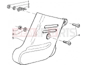 PIAGGIO Hexagon GTX 125 Front shock absorber cover
