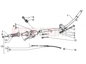 PIAGGIO Hexagon GTX 125 Handlebars component parts