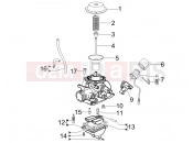 Carburetor's components - Piaggio Liberty 125 4T 2V 2011