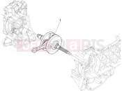 Crankshaft - Piaggio Liberty 125 4T 2V 2011