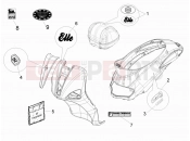Plates - Emblems - Piaggio Liberty 125 4T 2V 2011