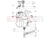 PIAGGIO Liberty 125 La Poste Fuel tank