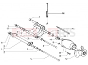 PIAGGIO Liberty 125 La Poste Swinging arm