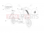 PIAGGIO Liberty 150 Plates - Emblems