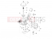 PIAGGIO Liberty 150 Carburetor's components