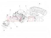PIAGGIO Liberty 150 Carburettor, assembly - Union pipe