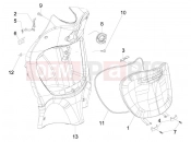 PIAGGIO Liberty 200 Front glove-box - Knee-guard panel