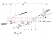 PIAGGIO Liberty 200 Handlebars - Master cil.