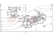 Crankcase - Piaggio Liberty 50 2T