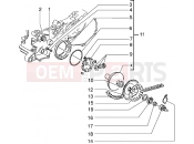 Driving pulley - Piaggio Liberty 50 2T