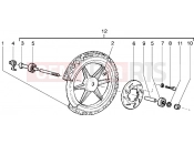 Front wheel - Piaggio Liberty 50 2T