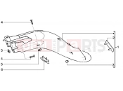 Rear mudguard - Piaggio Liberty 50 2T