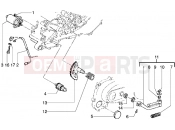 Starting motor-starter lever - Piaggio Liberty 50 2T