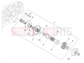 Driven pulley - Piaggio Liberty 50 2T 2011