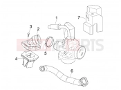 PIAGGIO Liberty 50 2T Carburettor, assembly - Union pipe