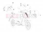 PIAGGIO Liberty 50 2T Remote control switches - Battery - Horn