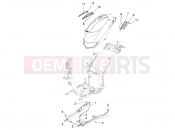 PIAGGIO Liberty 50 2T Side cover - Spoiler