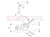 Brakes pipes - Calipers - Piaggio Liberty 50 2T 2014