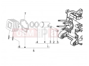 Cylinder-piston-wrist pin unit - Piaggio Liberty 50 2T 2014