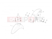 Wheel huosing - Mudguard - Piaggio Liberty 50 2T 2014