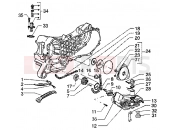 PIAGGIO Pump group-oil pan