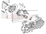 REAR WHEEL SHAFT - Piaggio Liberty 50 PTT