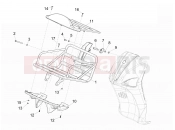 első csomagtartó - Piaggio Liberty elettrico PPT (E) 2013