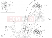 PIAGGIO Liberty elettrico PPT (E) Remote control switches - Battery - Horn