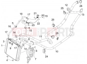 PIAGGIO MP3 125 Hibrid Cooling system