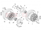 PIAGGIO MP3 125 ie Touring Front wheel
