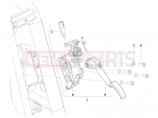 PIAGGIO MP3 125 YOUrban ERL Control pedals - Levers