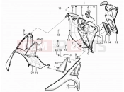 PIAGGIO MP3 125 YOUrban ERL Front glove-box - Knee-guard panel