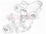 PIAGGIO MP3 125 YOUrban ERL Remote control switches - Battery - Horn