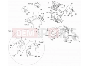 PIAGGIO MP3 250 Wheel huosing - Mudguard