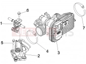 PIAGGIO MP3 250 Throttle body - Injector - Induction joint
