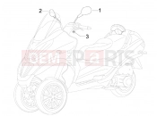 PIAGGIO MP3 250 ie LT Driving mirror/s