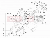 PIAGGIO MP3 250 ie LT Control pedals - Levers