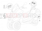 PIAGGIO MP3 250 ie LT Remote control switches - Battery - Horn