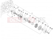 PIAGGIO MP3 250 ie MIC Driven pulley