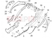 PIAGGIO MP3 250 ie MIC Side cover - Spoiler