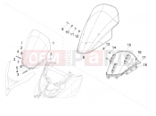 PIAGGIO MP3 250 ie MIC Windshield - Glass