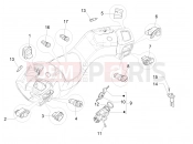PIAGGIO MP3 250 ie MIC Selectors - Switches - Buttons