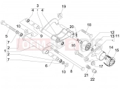 PIAGGIO MP3 300 4T 4V ie ERL Hibrid Swinging arm