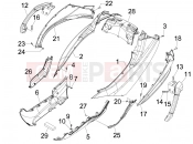 PIAGGIO MP3 300 ie LT Touring Side cover - Spoiler