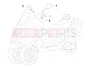 PIAGGIO MP3 300 ie Touring tükör