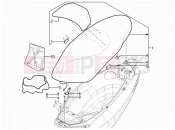 PIAGGIO MP3 300 YOUrban ERL Saddle/seats