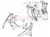 Front glove-box - Knee-guard panel - Piaggio MP3 300 YOUrban LT RL - Sport 2018