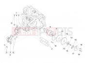 Rocking levers support unit - Piaggio MP3 300 YOUrban LT RL - Sport 2018