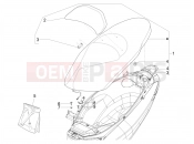 Saddle/seats - Piaggio MP3 300 YOUrban LT RL - Sport 2018