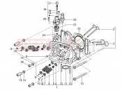 PIAGGIO MP3 350 MAXI Sport hengerfej - szelep
